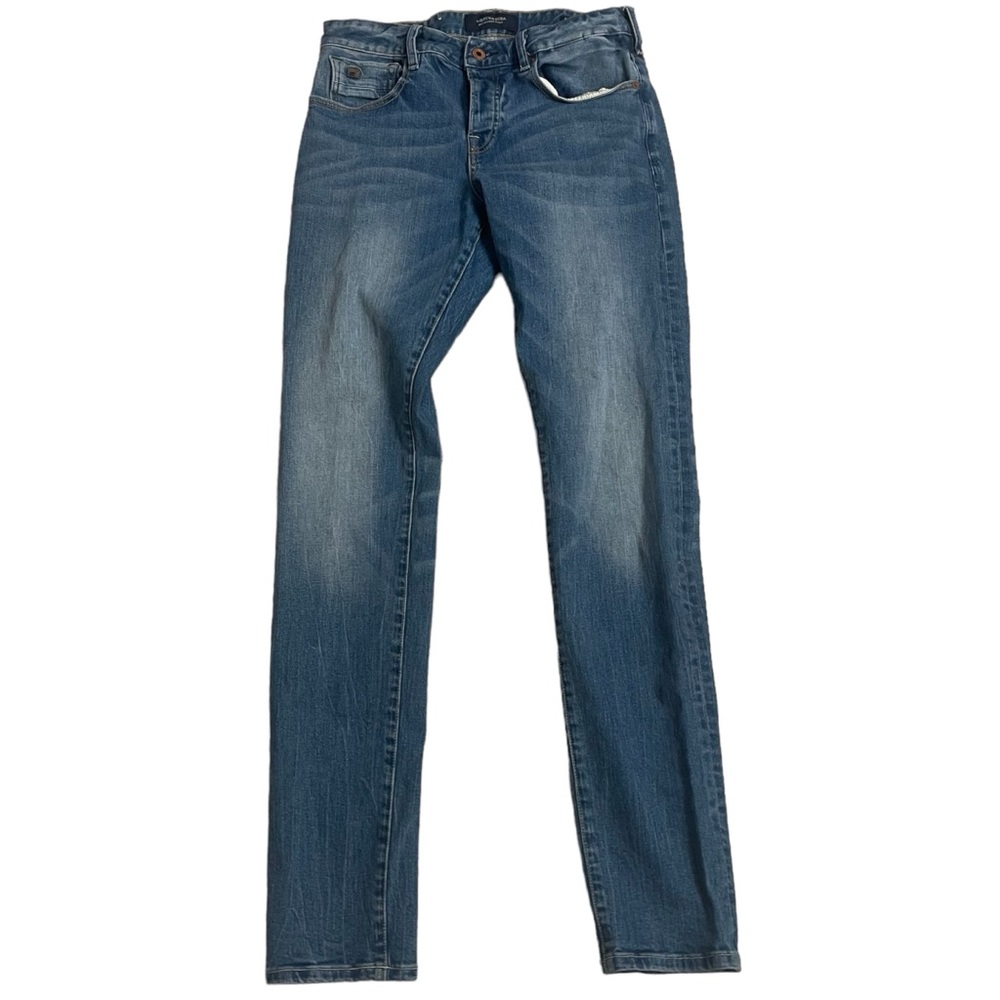 Mens Scotch & Soda Ralston Slim light blue button-fly Ralston jeans 31 x 34